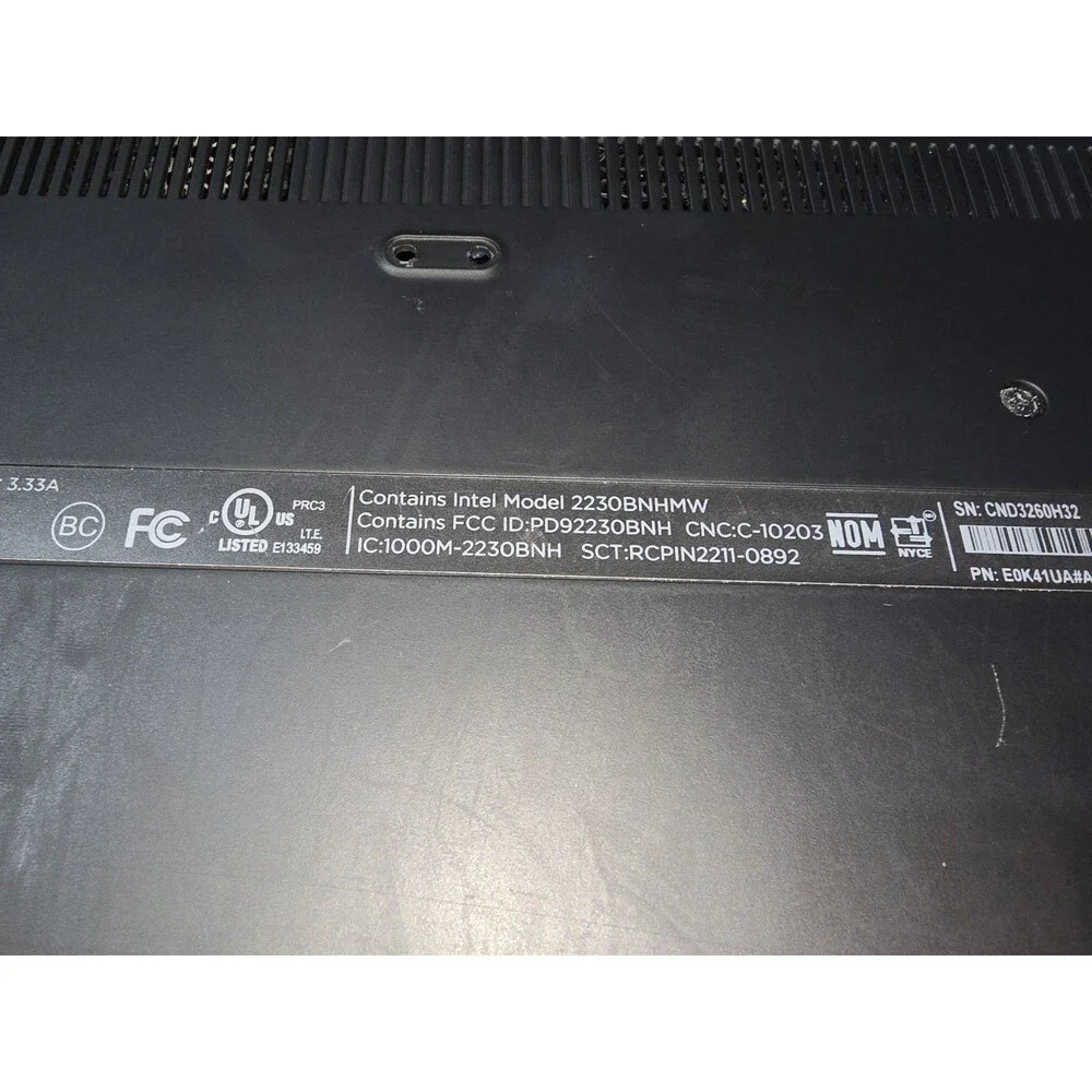 HP Envy Touchsmart Laptop Intel Core i5